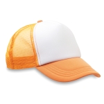 Cappello trucker in tanti colori con retina chiusura a strappo MidTown color  arancione fluorescente