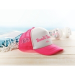 Cappello trucker in tanti colori con retina chiusura a strappo MidTown color fucsia fluorescente vista ambiente principale