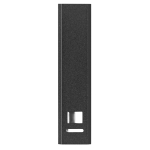 Power bank promozionali economici in alluminio da 2.200 mAh Alu color nero seconda vista