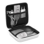 Kit accessori per pc con mouse hub usb e powerbank 4000mAh Charge color bianco quarta vista