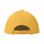 Cappellini baseball personalizzati a strappo tanti colori ColorCap color giallo quinta vista
