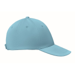 Cappellini baseball personalizzati a strappo tanti colori ColorCap color azzurro sesta vista