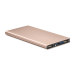 Batteria esterna con logo da 8000mAh in alluminio Powercard Extra