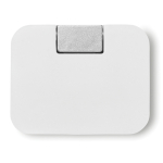 Hub USB personalizzato economico compatto in ABS 4 USB A Quadrato color bianco seconda vista