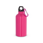 Borraccia in alluminio piccola in colori brillanti 400 ml color rosa