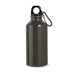 Borraccia di alluminio piccola con moschettone  400ml Cruiser color titanio