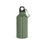 Borraccia in alluminio piccola in colori brillanti 400 ml color verde militare