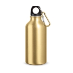 Borraccia di alluminio piccola con moschettone  400ml Cruiser color oro