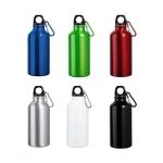 Borraccia di alluminio piccola con moschettone  400ml Cruiser vari colori