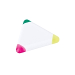 Evidenziatore pubblicitario triangolare 3 colori Triangle Green color bianco