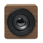 Altoparlanti promozionali in legno con amplificatore interno Eco Mini color marrone seconda vista