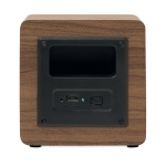 Altoparlanti promozionali in legno con amplificatore interno Eco Mini color marrone terza vista