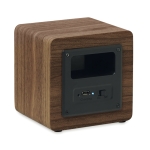 Altoparlanti promozionali in legno con amplificatore interno Eco Mini color marrone quarta vista