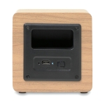 Altoparlanti promozionali in legno con amplificatore interno Eco Mini color legno terza vista