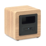 Altoparlanti promozionali in legno con amplificatore interno Eco Mini color legno quarta vista