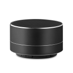 Altoparlanti bluetooth 4.2 pubblicitari in alluminio AluSound color nero
