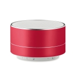 Altoparlanti bluetooth 4.2 pubblicitari in alluminio AluSound color rosso