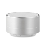 Altoparlanti bluetooth 4.2 pubblicitari in alluminio AluSound color argento opaco
