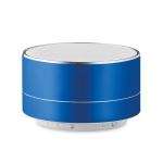Altoparlanti bluetooth 4.2 pubblicitari in alluminio AluSound color blu reale