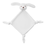 Doudou personalizzati quadrati coniglietto per bebè DouDou Animals color bianco