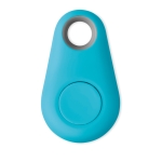 Portachiavi promozionali smart finder con APP e batteria SearchKey color turchese