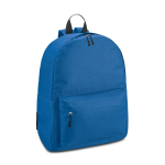 Zaino promozionale in tanti colori con tasca anteriore con zip Colors color blu reale