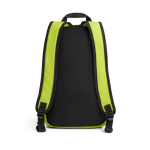 Zaini promozionali colori vivaci riflettente con elastico Trekking color verde chiaro  seconda vista