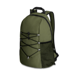 Zaini promozionali colori vivaci riflettente con elastico Trekking color verde scuro