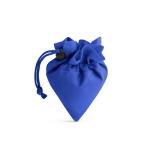 Divertente borsa per la spesa pieghevole con logo 190T Raspberry color blu reale