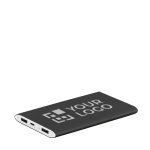 Powerbank portatile in alluminio con torcia a LED da 7.200 mAh vista principale