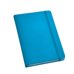Taccuini pubblicitari A5 copertina similpelle pagine neutreSketcher color azzurro