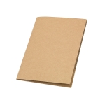 Cartella portablocco promozionale A4 con fogli 400g/m2 Eco Basic color naturale