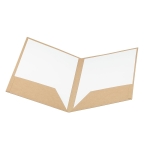 Cartella portablocco promozionale A4 con fogli 400g/m2 Eco Basic color naturale terza vista