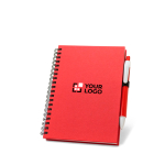Block notes con penna B6 80 fogli a righe carta riciclata Spiral Plus vista principale