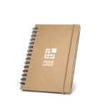 Block notes A6 con elastico fogli riciclati a righe Spiral Eco vista principale