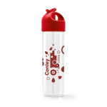 Borraccia personalizzata con tappo originale 500ml Colortop color rosso immagine con logo