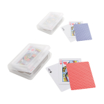 Mazzo di carte promozionale con scatola regalo vari colori
