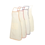 Grembiuli da cucina personalizzati con tasca bordino di colore Eco vari colori