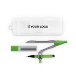 Astuccio rigido con compasso, portamine e 10 mine da 0.5 College vista principale