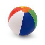 Palla da spiaggia gonfiabile con spicchi colorati in PVC opaco ø21 cm
