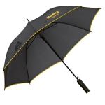Ombrelli automatici neri con bordi colorati Ø104 Rainstorm color giallo immagine con logo