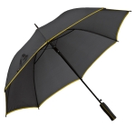 Ombrelli automatici neri con bordi colorati Ø104 Rainstorm color giallo