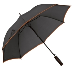 Ombrelli automatici neri con bordi colorati Ø104 Rainstorm color arancione