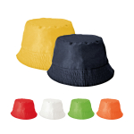 Cappello Panama monocolore in poliestere 58cm perfetto contro il caldo vari colori
