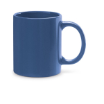 Tazza aziendale in ceramica dal design classico 350ml Basic Colorful color blu