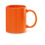 Tazza aziendale in ceramica dal design classico 350ml Basic Colorful color arancione