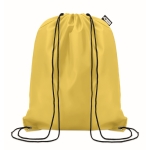 Sacca promozionale in colori assortiti in RPET Urban Recycled color giallo