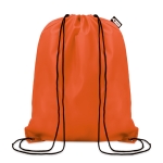 Sacca promozionale in colori assortiti in RPET Urban Recycled color arancione