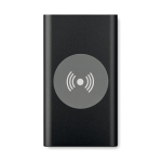 Powerbank wireless da 4.000 mAh in alluminio Powercard Chargepad color nero terza vista