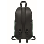 Zaini personalizzati colori vivaci con tasca frontale con zip Slim color verde scuro quarta vista